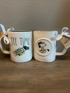 Rae Dunn/Peanuts Snoopy Tee Time Mug